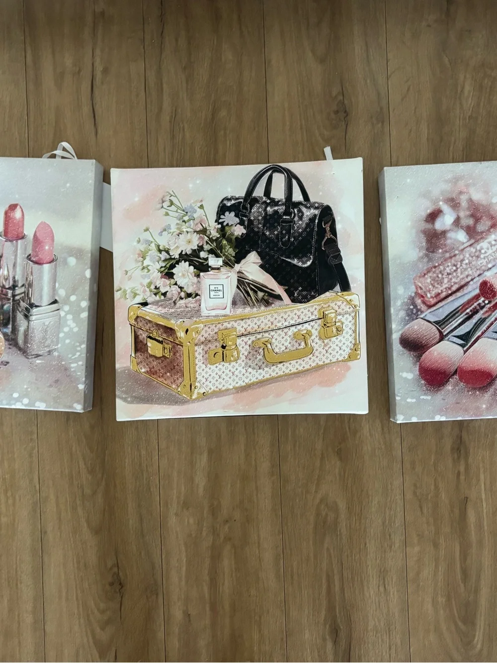 Designer bag canvas wall Art